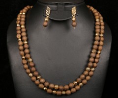 TPNS713- Temple Jewellery Necklace Set 